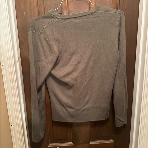 Women’s Medium Erik Spencer Green Button Down Long Sleeve Cardigan - Picture 5 of 9